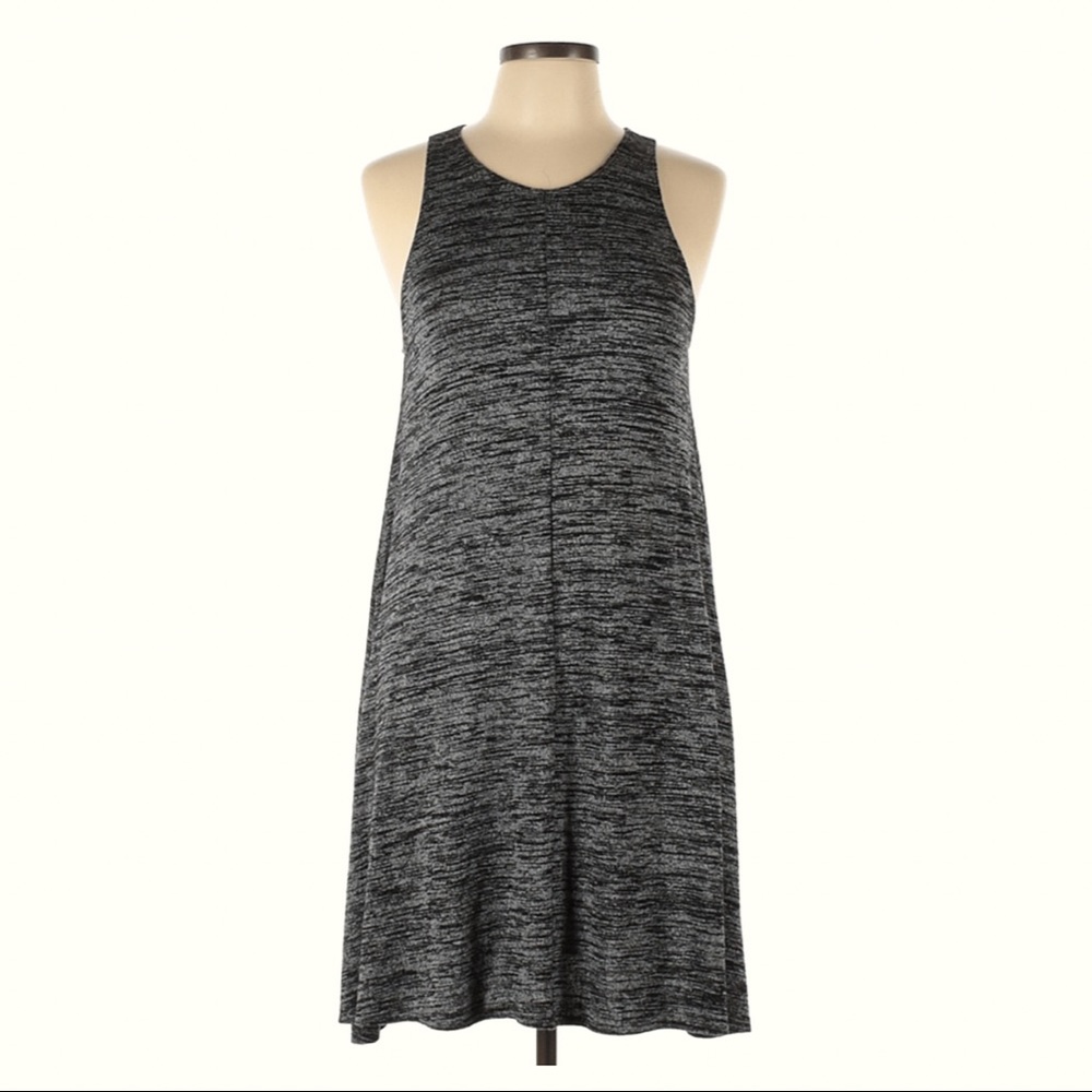 Aritzia Wilfred Free Medium Grey Marl Sleeveless Midi Tank Dress - Picture 2 of 9